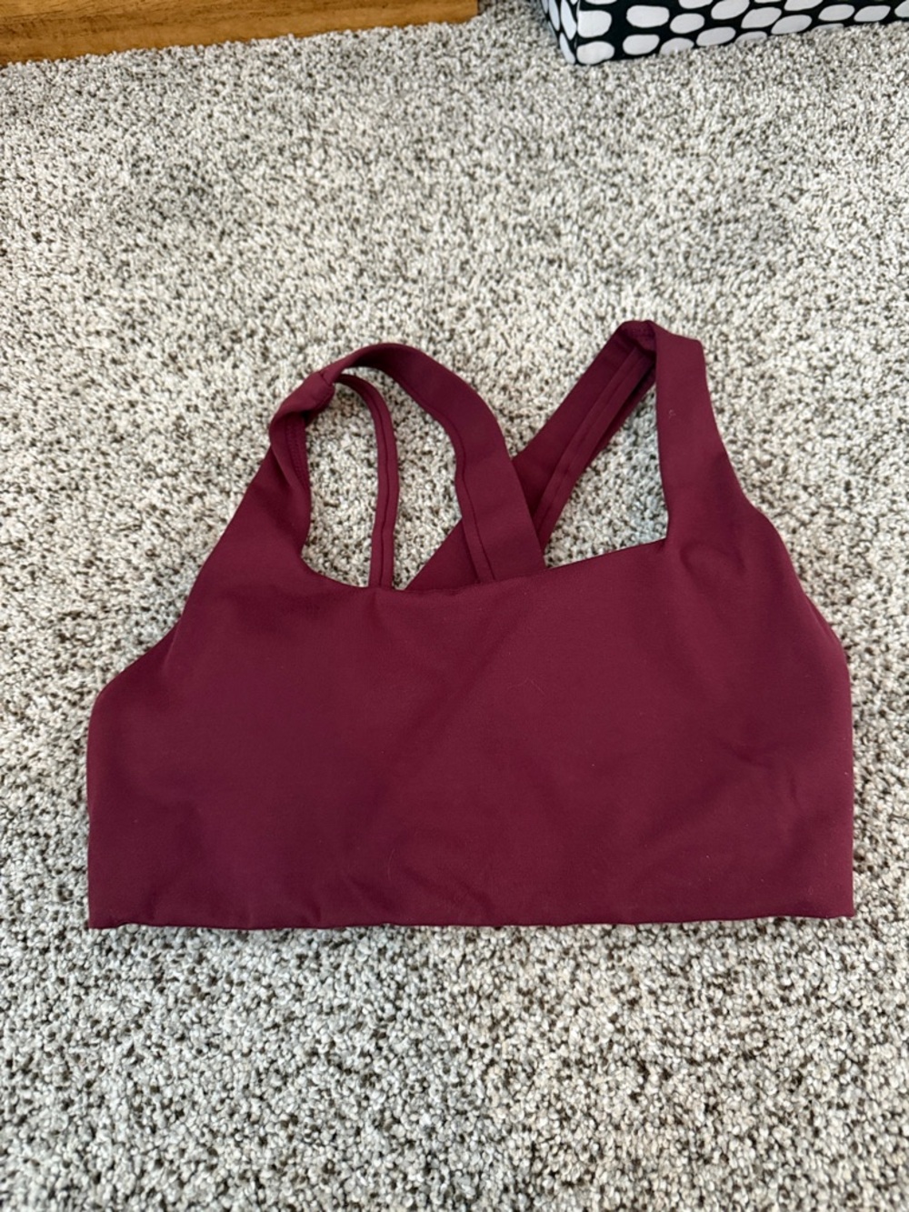 Senita Women’s Burgundy Sports Bra